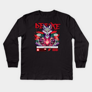 Desire | Back Kids Long Sleeve T-Shirt